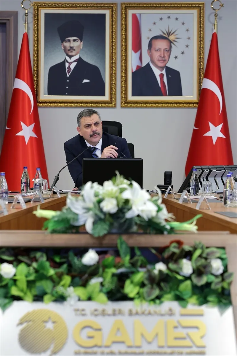 İçişleri Bakanı Çiftçi başkanlığında asayiş konulu güvenlik toplantısı yapıldı İçişleri Bakanı Çiftçi başkanlığında asayiş konulu güvenlik toplantısı yapıldı