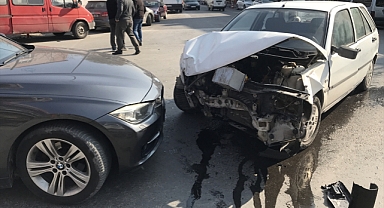 Kayseri Eski Sanayide zincirleme trafik kazası